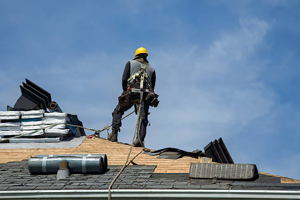 Professional Roofing technician working in Middleton, MA